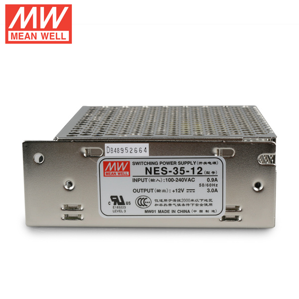 Mean Well LRS-35-12 DC12V 35Watt 3A UL Certification AC110-220 Volt Switching Power Supply For LED Strip Lights Lighting